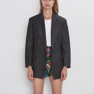 Zara Double Breasted Blazer